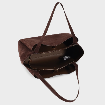Borsa a spalla IVORY SUEDE - BROWN