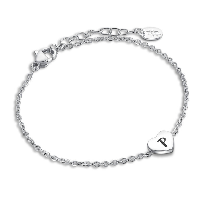 BRACCIALE CUORE LETTERA