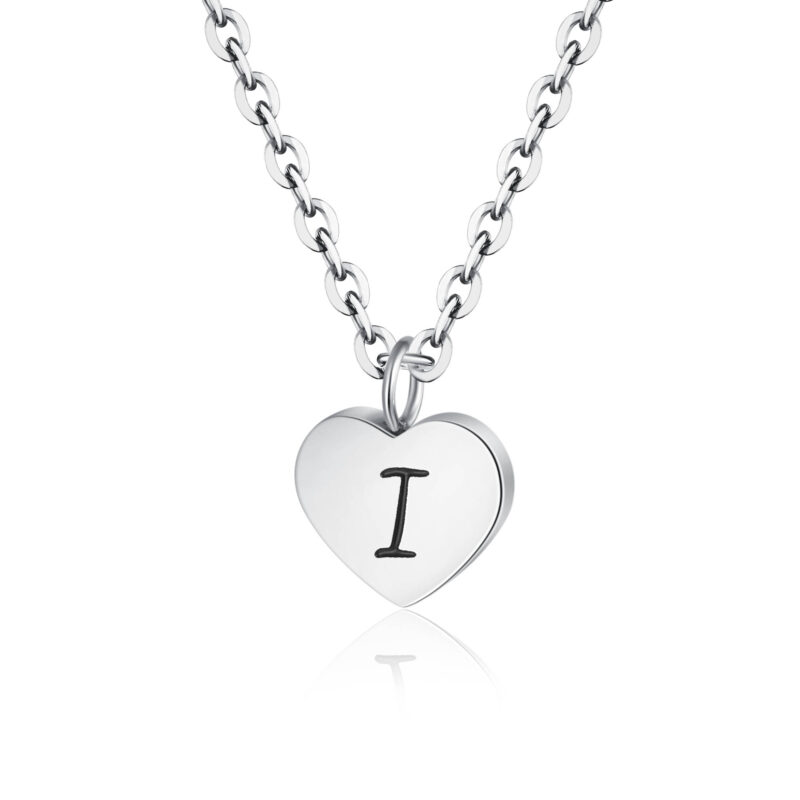 COLLANA CUORE LETTERA