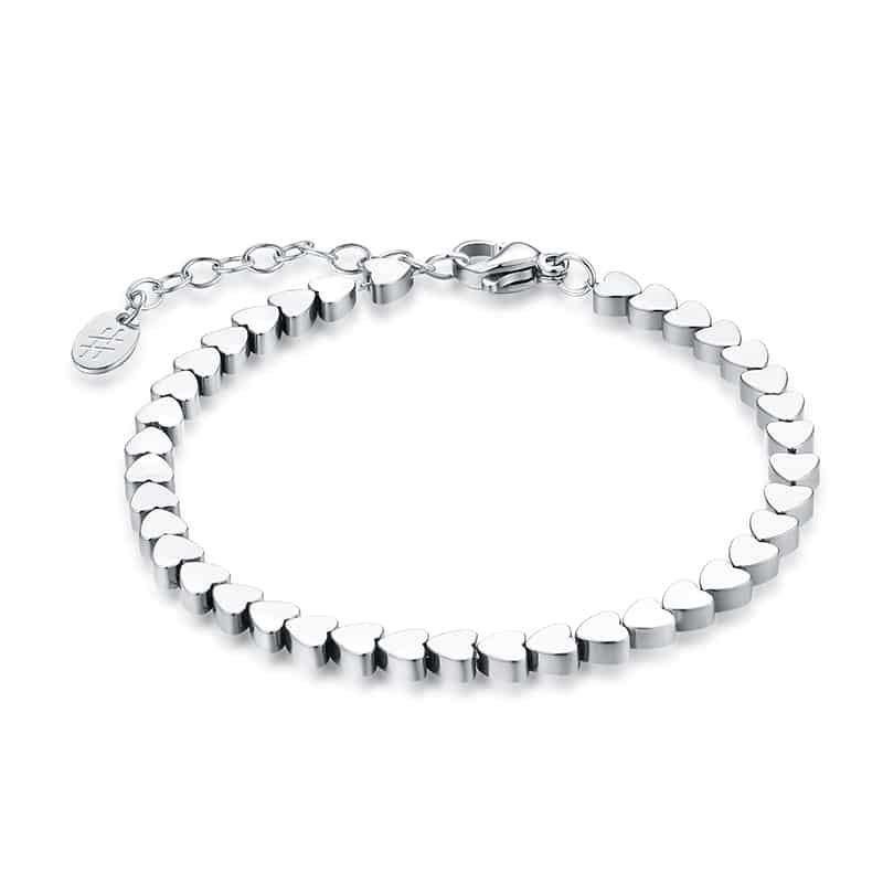 BRACCIALE CUORI EMATITE
