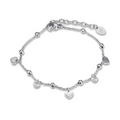 BRACCIALE CUORI E CRISTALLI