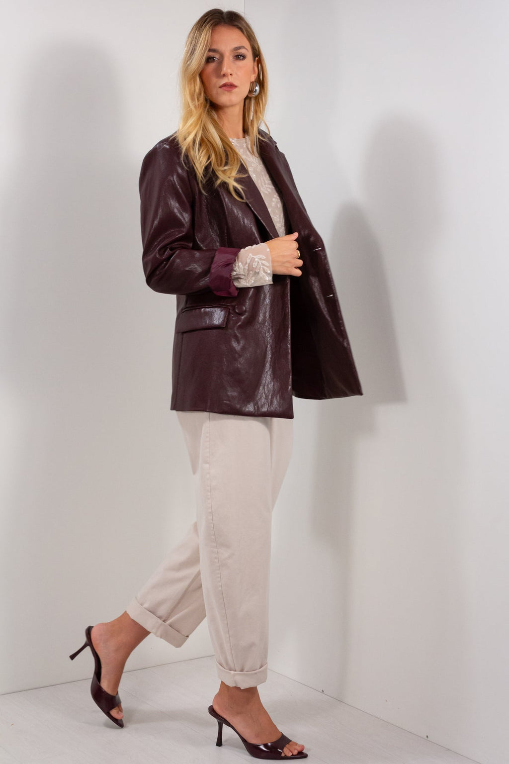 BLAZER ECOPELLE AGED
