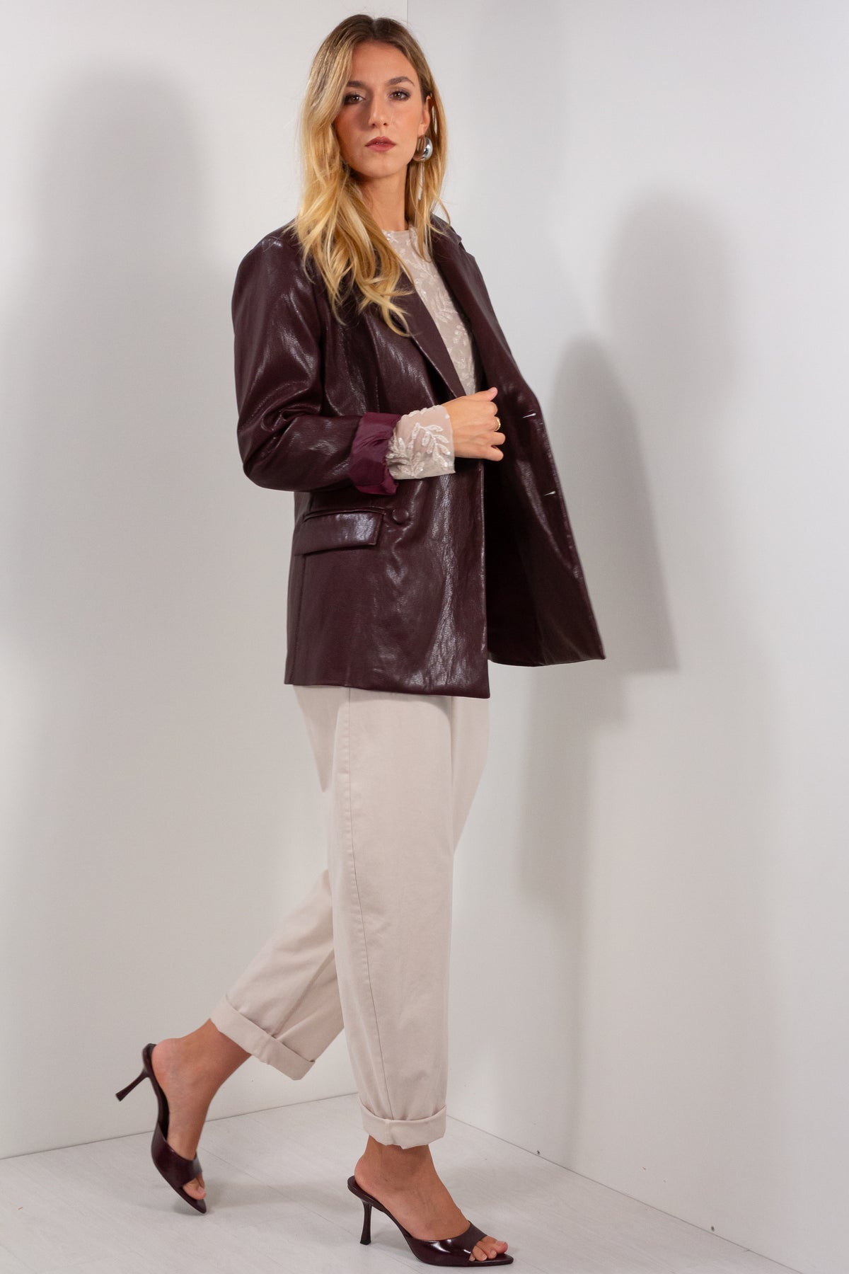 BLAZER ECOPELLE AGED