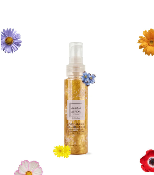 Olio Secco Illuminante 100ml            Con Glitter Naturali