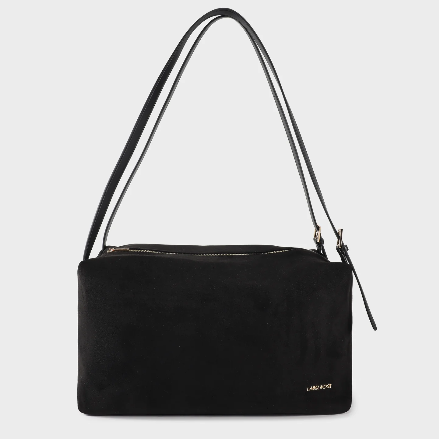 Shopping bag a spalla SIDNEY - NERO GOLD