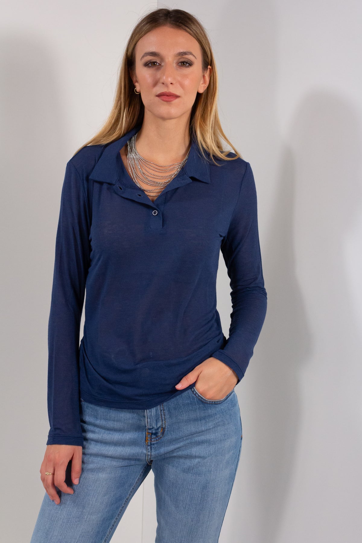 POLO MISTO CASHMERE