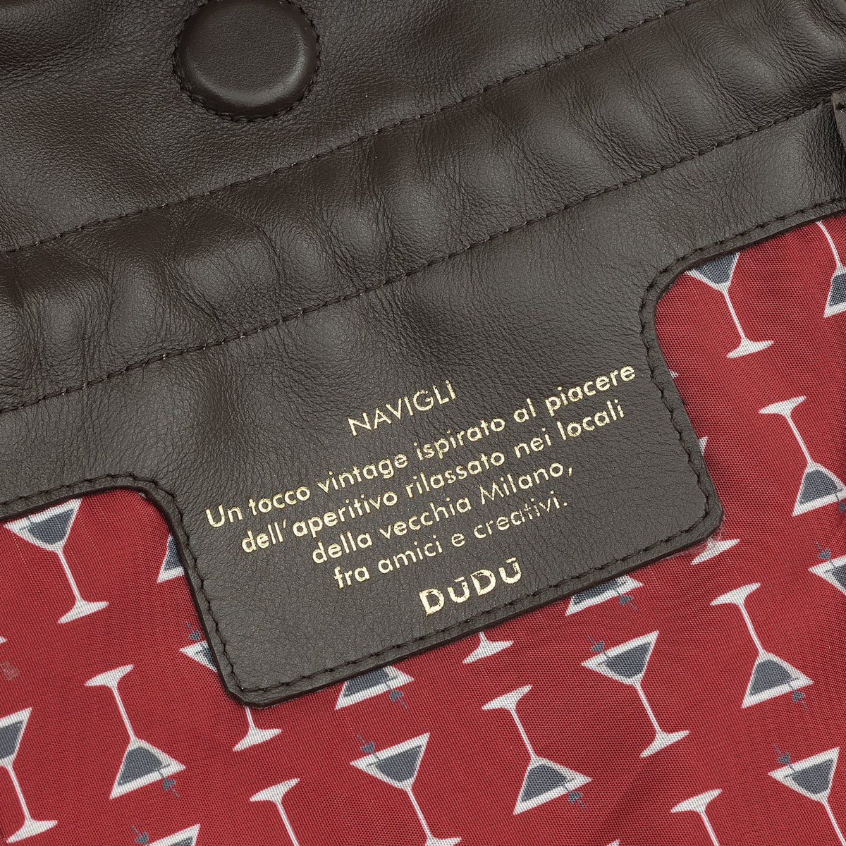 Navigli
Borsa con coulisse piccola donna a tracolla pelle