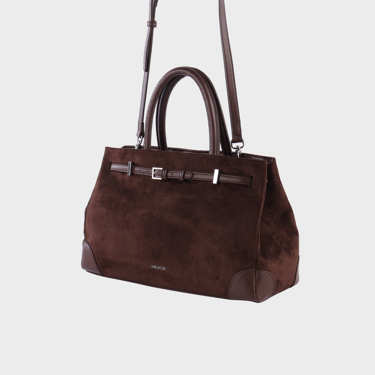 BORSA A MANO  MINA - DARK BROWN