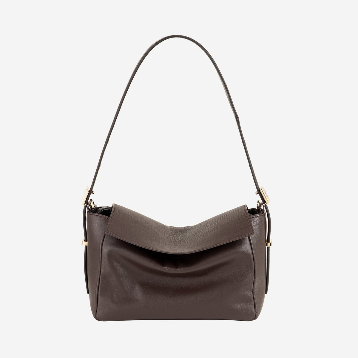 SCALA MINI Borsa piccola donna a tracolla in pelle con patta