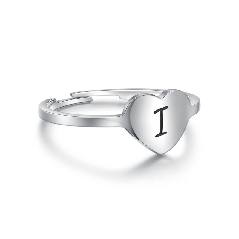 ANELLO CUORE LETTERA