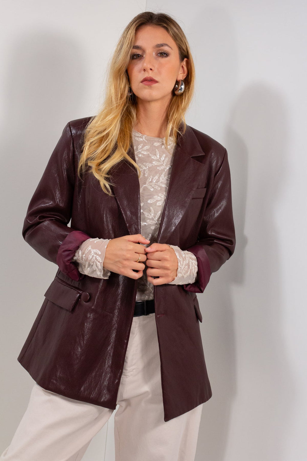 BLAZER ECOPELLE AGED