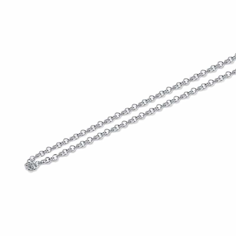 COLLANA CATENA E ANELLI PICCOLI