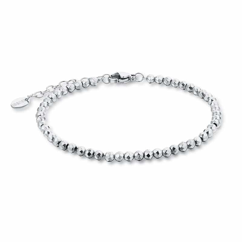 BRACCIALE EMATITE SFACCETTATA