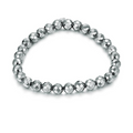 BRACCIALE EMATITE SFACCETTATO GRANDE ELASTICO