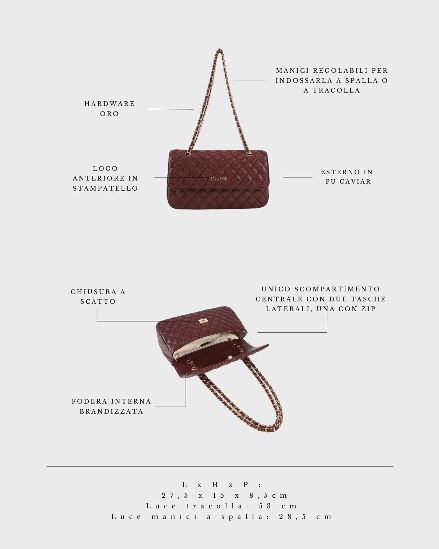 Borsa a spalla KATE BIG - SANGRIA