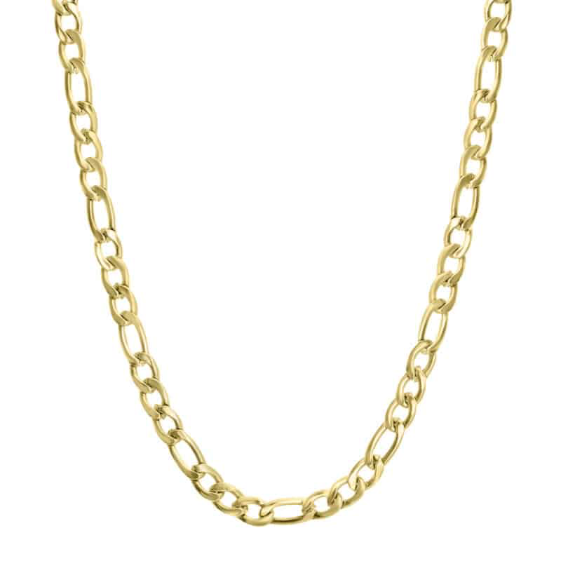 COLLANA CATENA FIGARO PVD ORO