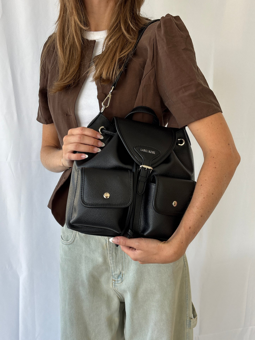 ZAINO BAGPACK - BLACK SILVER