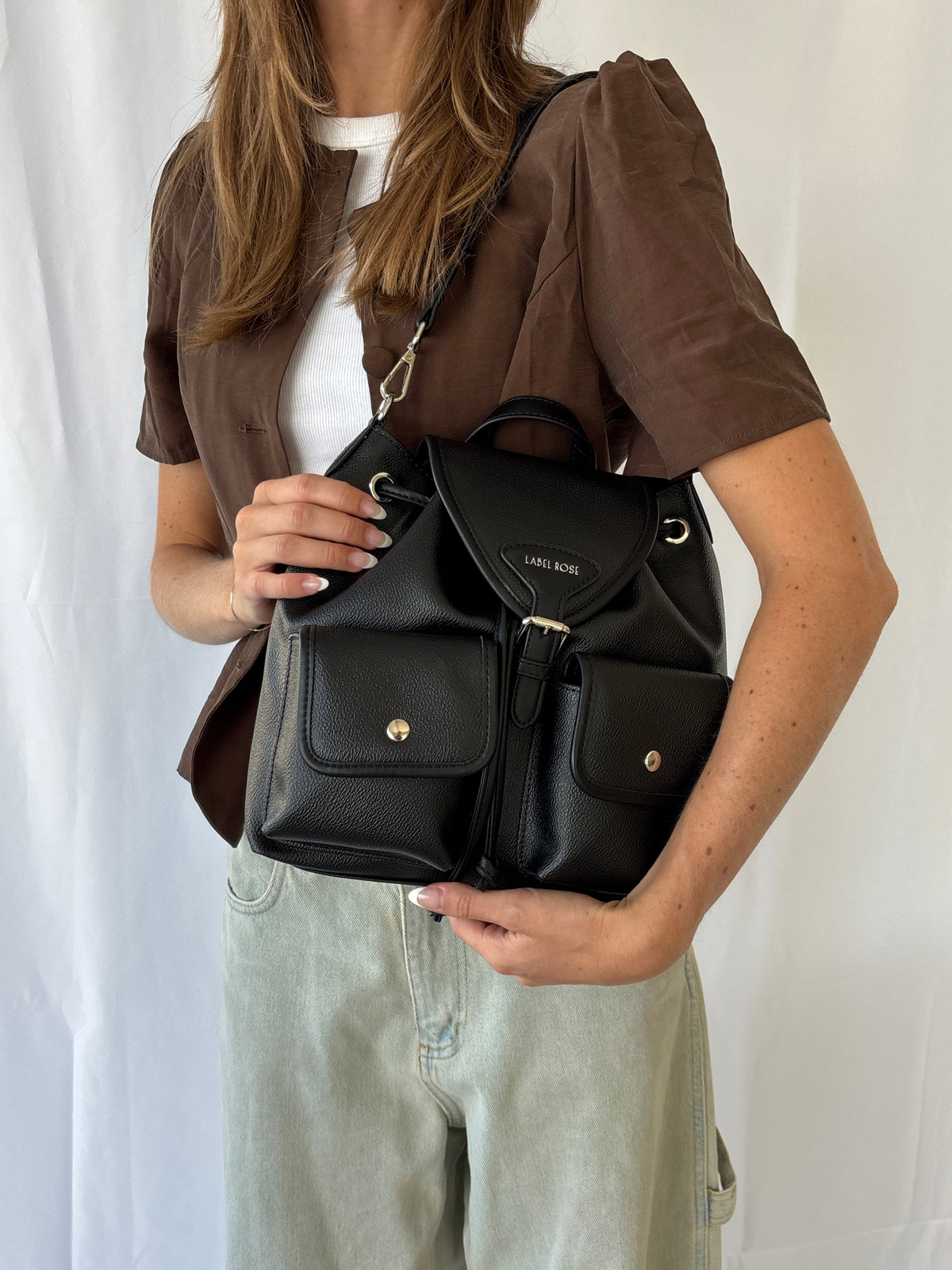 ZAINO BAGPACK - BLACK SILVER