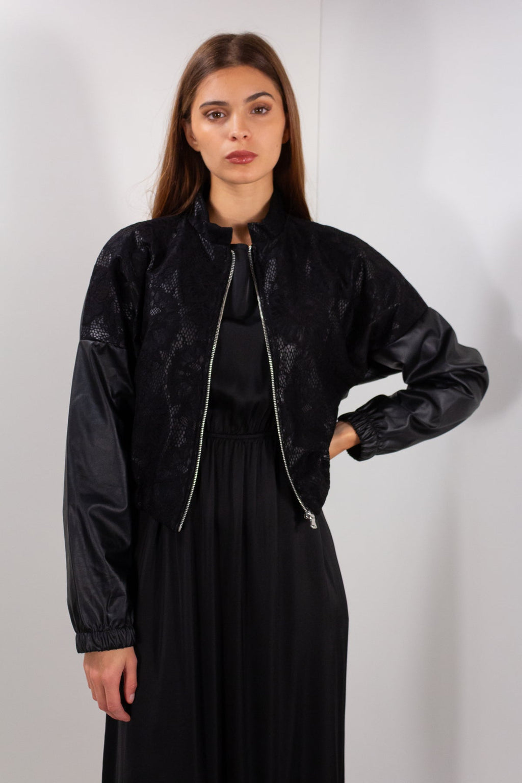 BOMBER ECOPELLE + PIZZO