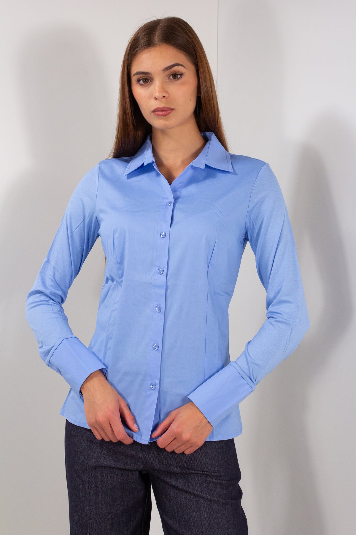 CAMICIA BASICA DOPPIO TESSUTO
