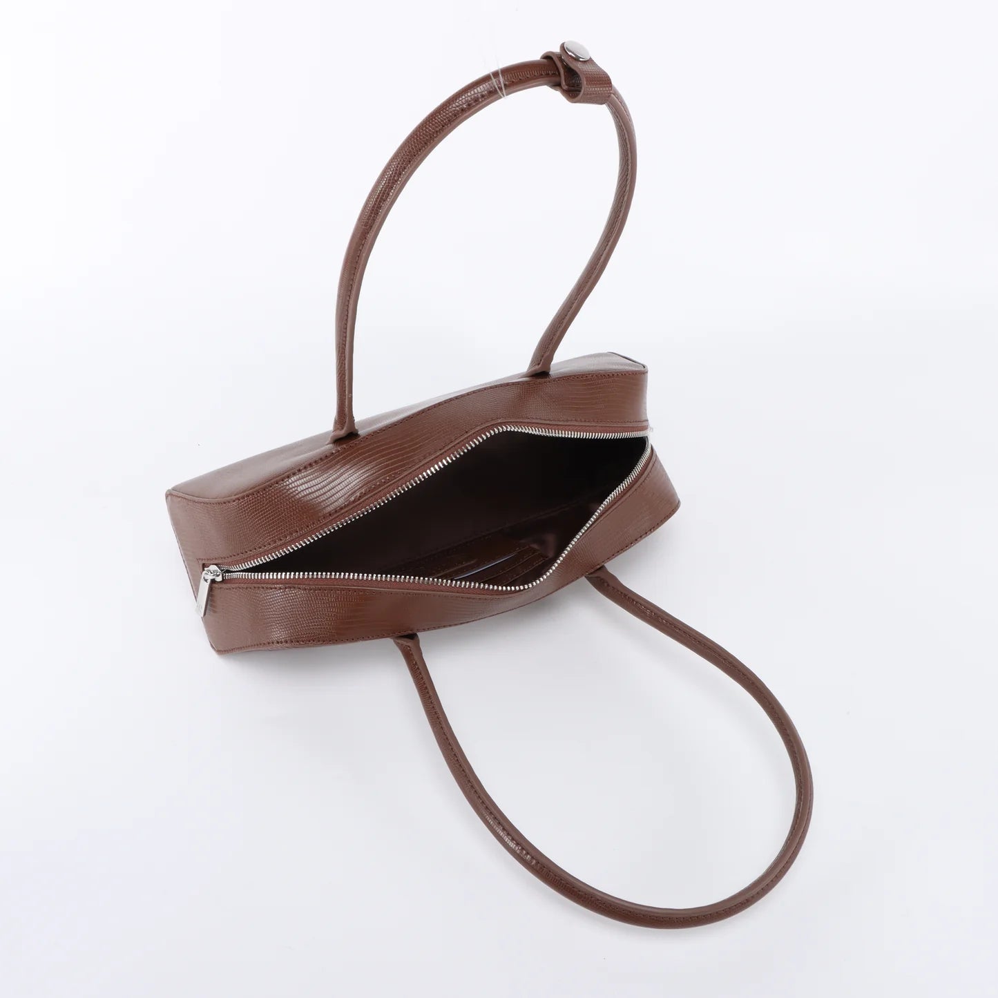 Borsa a spalla LONGUETTE- AMBER BROWN
