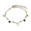 BRACCIALE CUORI E CRISTALLI