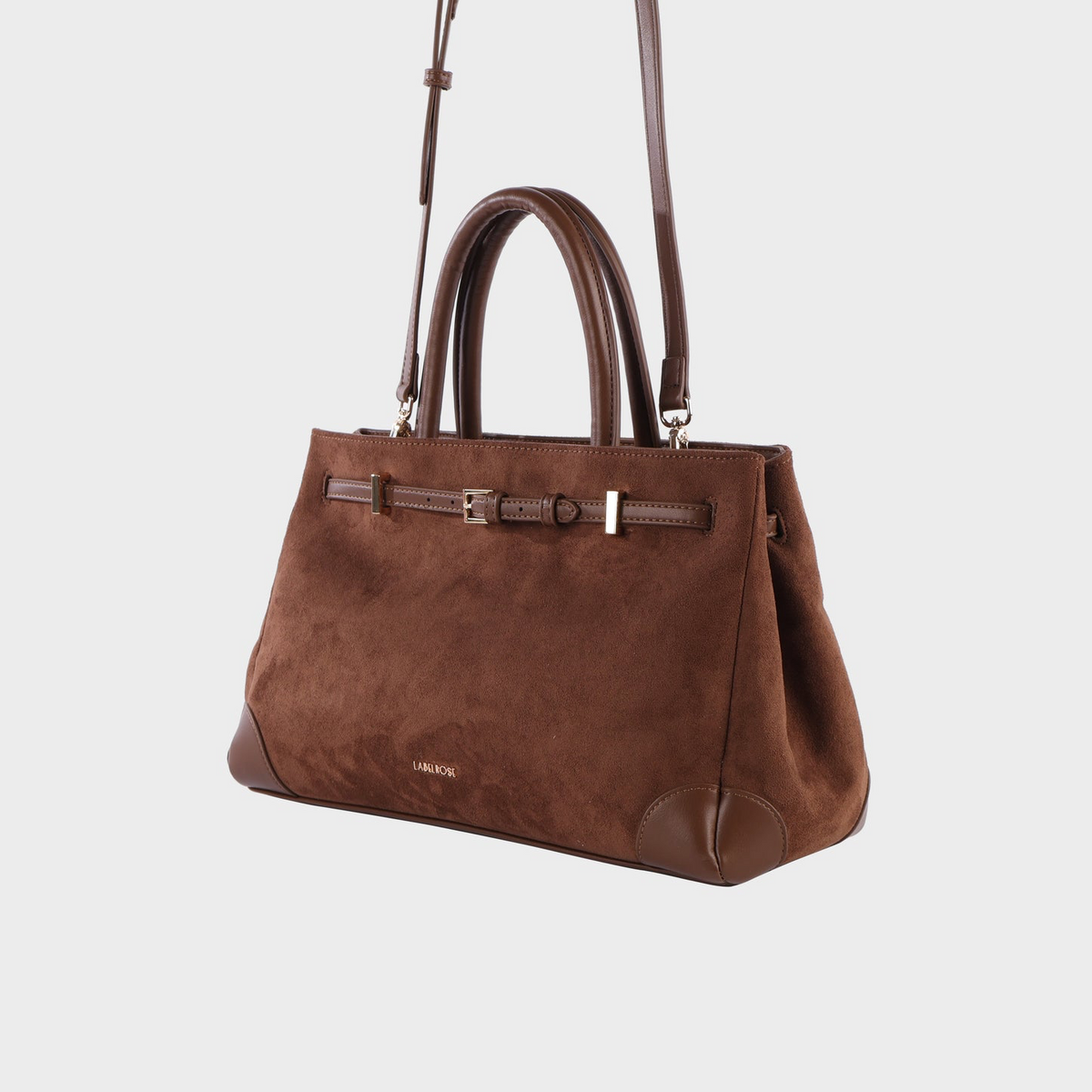 BORSA A MANO MINA - CHOCOLATE