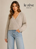 MAGLIA INCROCIO CON MANICA A SBUFFO