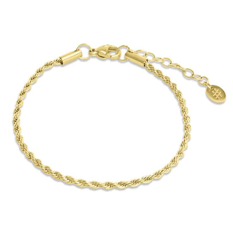 BRACCIALE CATENA CORDA