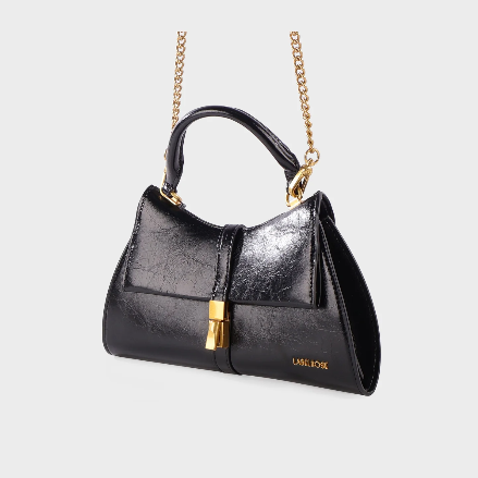 Borsa a mano CHERIE- BLACK LOVE GOLD