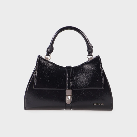 Borsa a mano CHERIE- BLACK LOVE SILVER