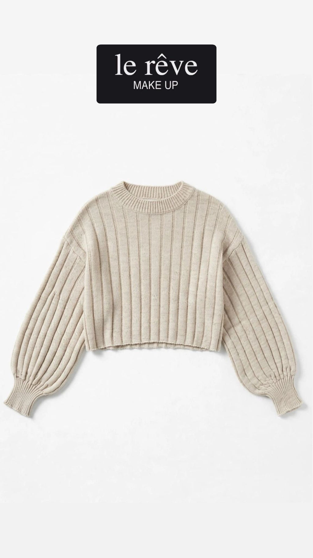 MAGLIA CROP PARICOLLO A COSTE