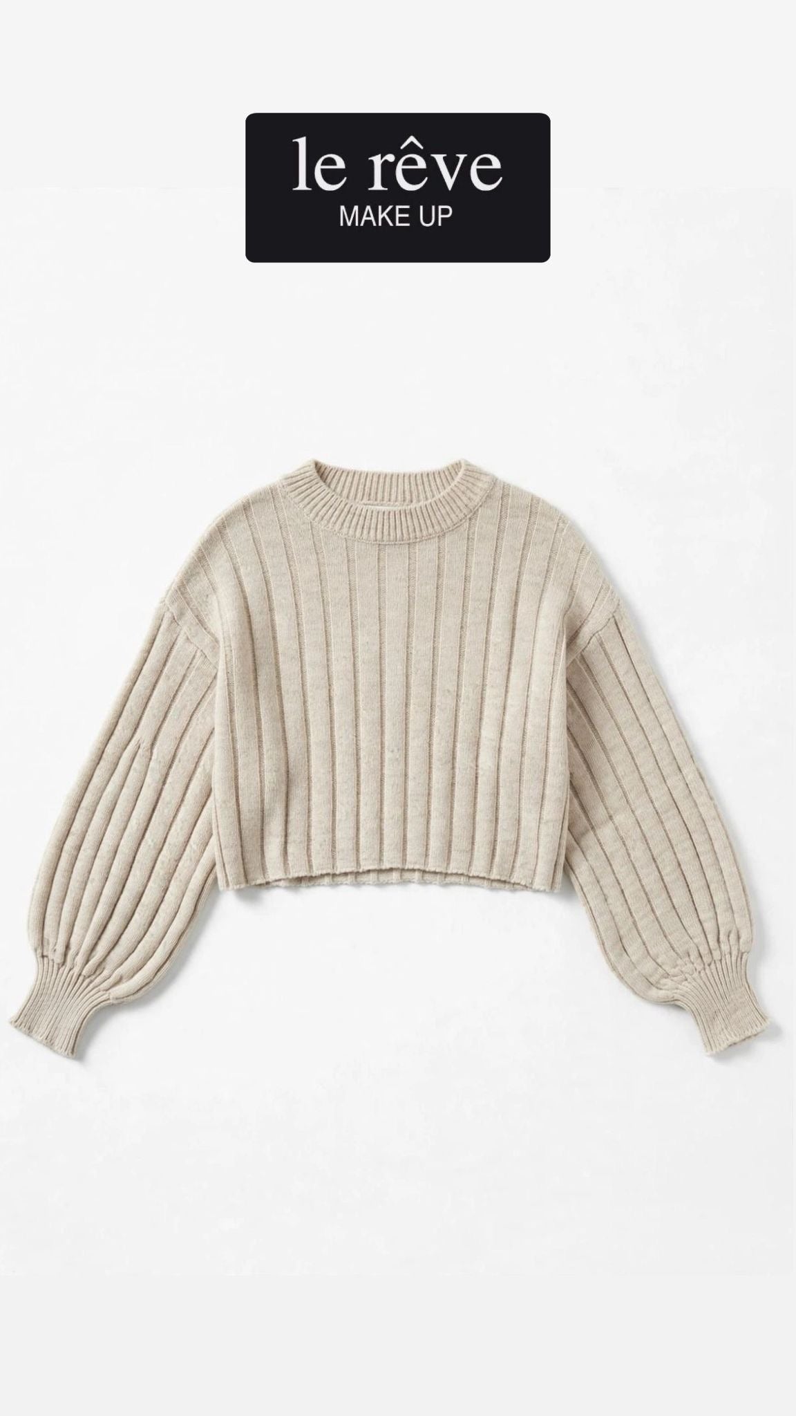 MAGLIA CROP PARICOLLO A COSTE