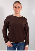 MAGLIA BICOLOR DOPPIATA