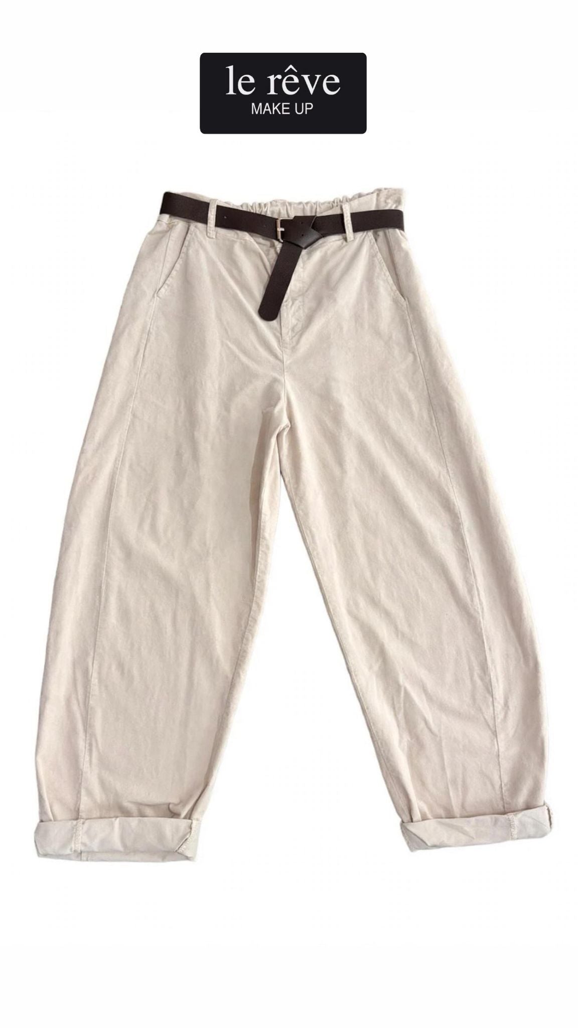 PANTA OVETTO BASIC IN VELLUTO