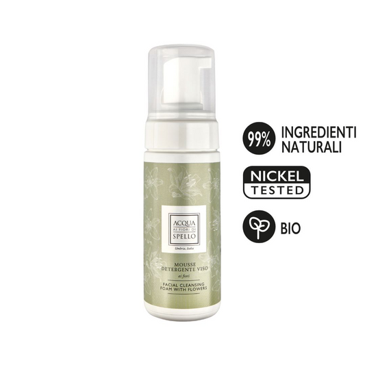 NOVITÀ
Mousse Detergente Viso 150ml
Utilizzarla sia la mattina che la sera massaggiando delicatamente e risciacquarla con acqua tiepida. Dermatologicamente testata e non irrita gli occhi. Grazie alla sua texture leggerissima e delicata rimuove le impurità