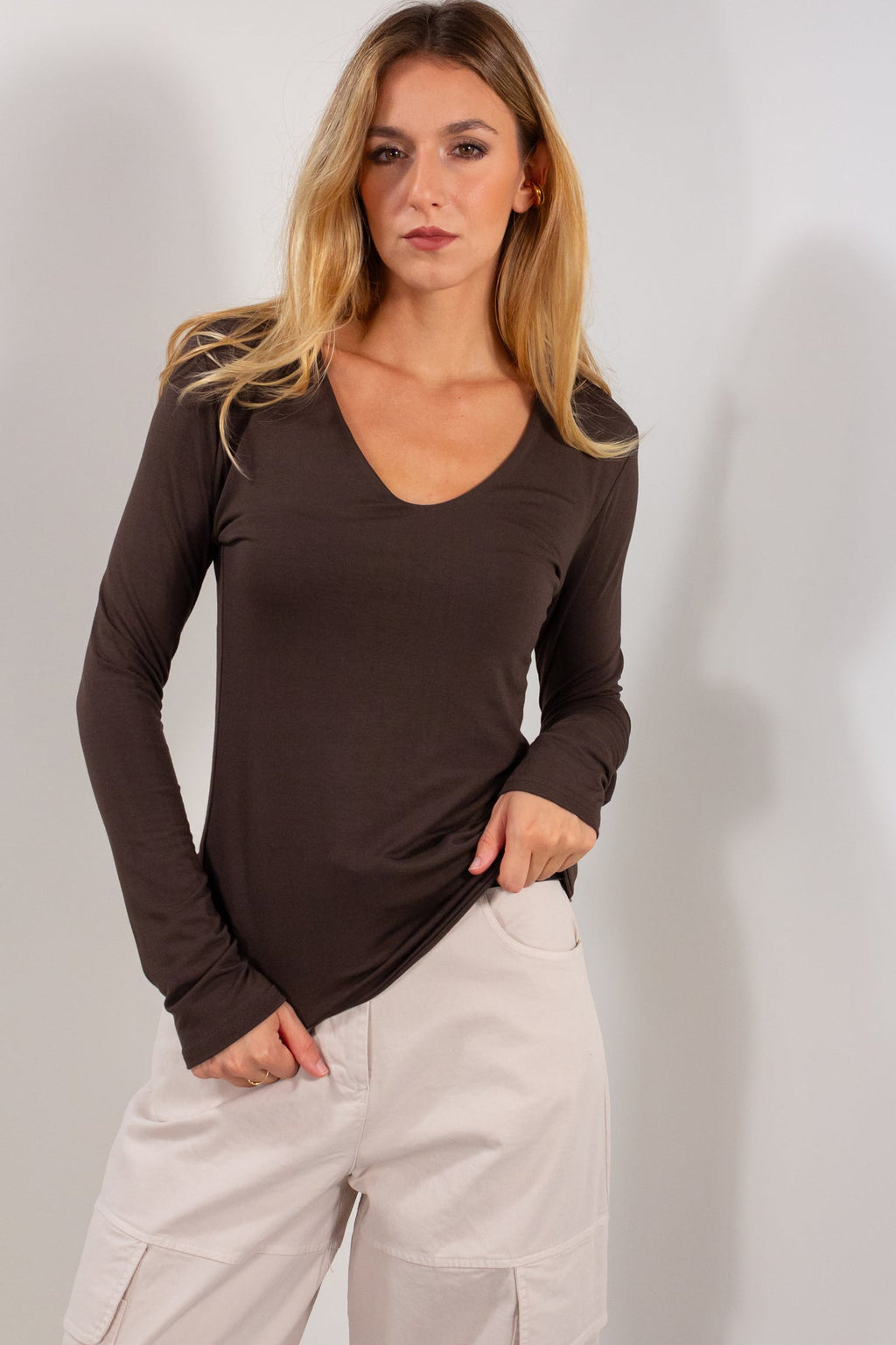 MAGLIA V DOPPIATA