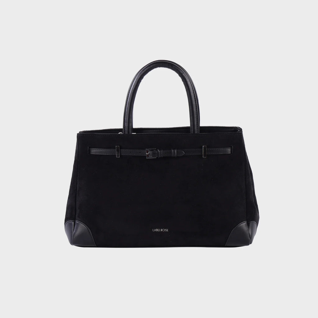 BORSA A MANO MINA BLACK SILVER