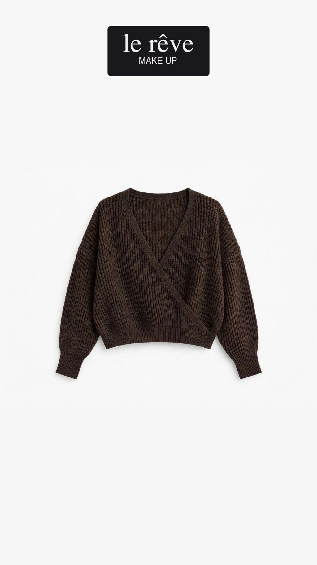 MAGLIA INCROCIO CON MANICA A SBUFFO