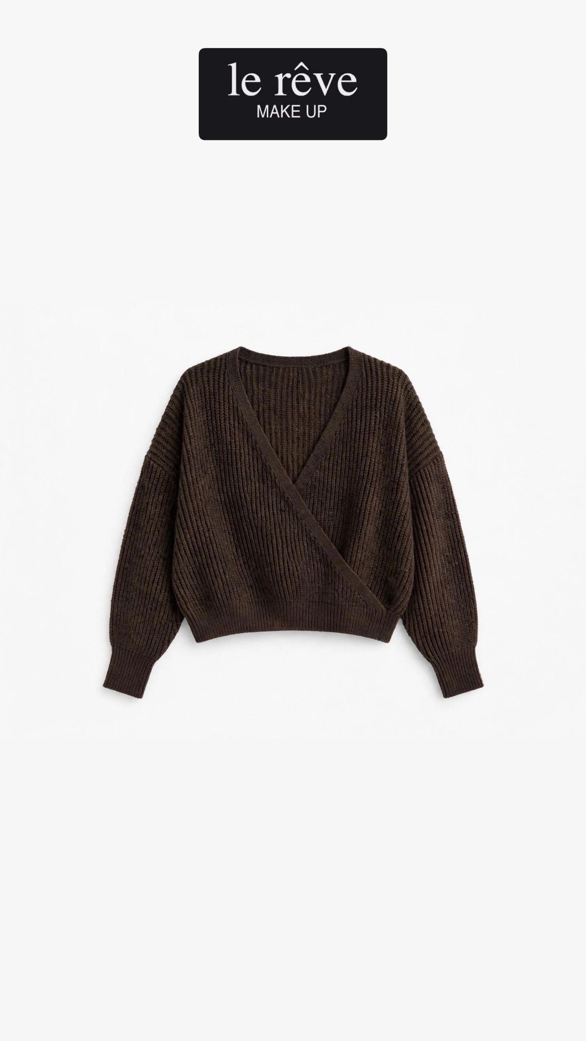 MAGLIA INCROCIO CON MANICA A SBUFFO