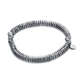 BRACCIALE ELASTICO EMATITE QUADRATO