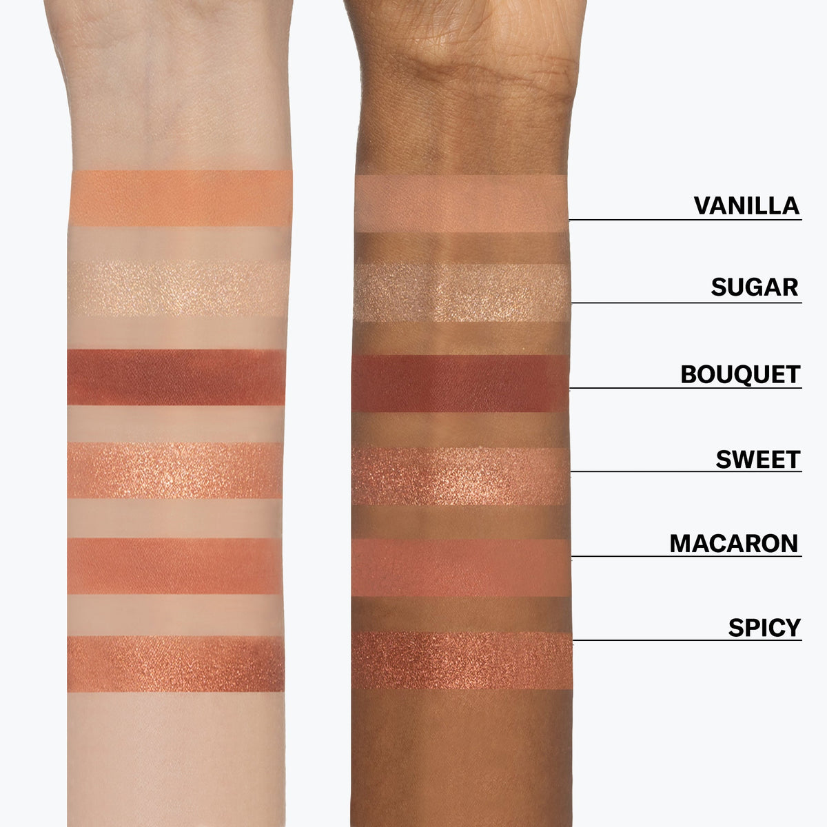 PALETTE DA 6 OMBRETTI BARE HARMONY 3.0 - 204 DELICIOUS ROSE