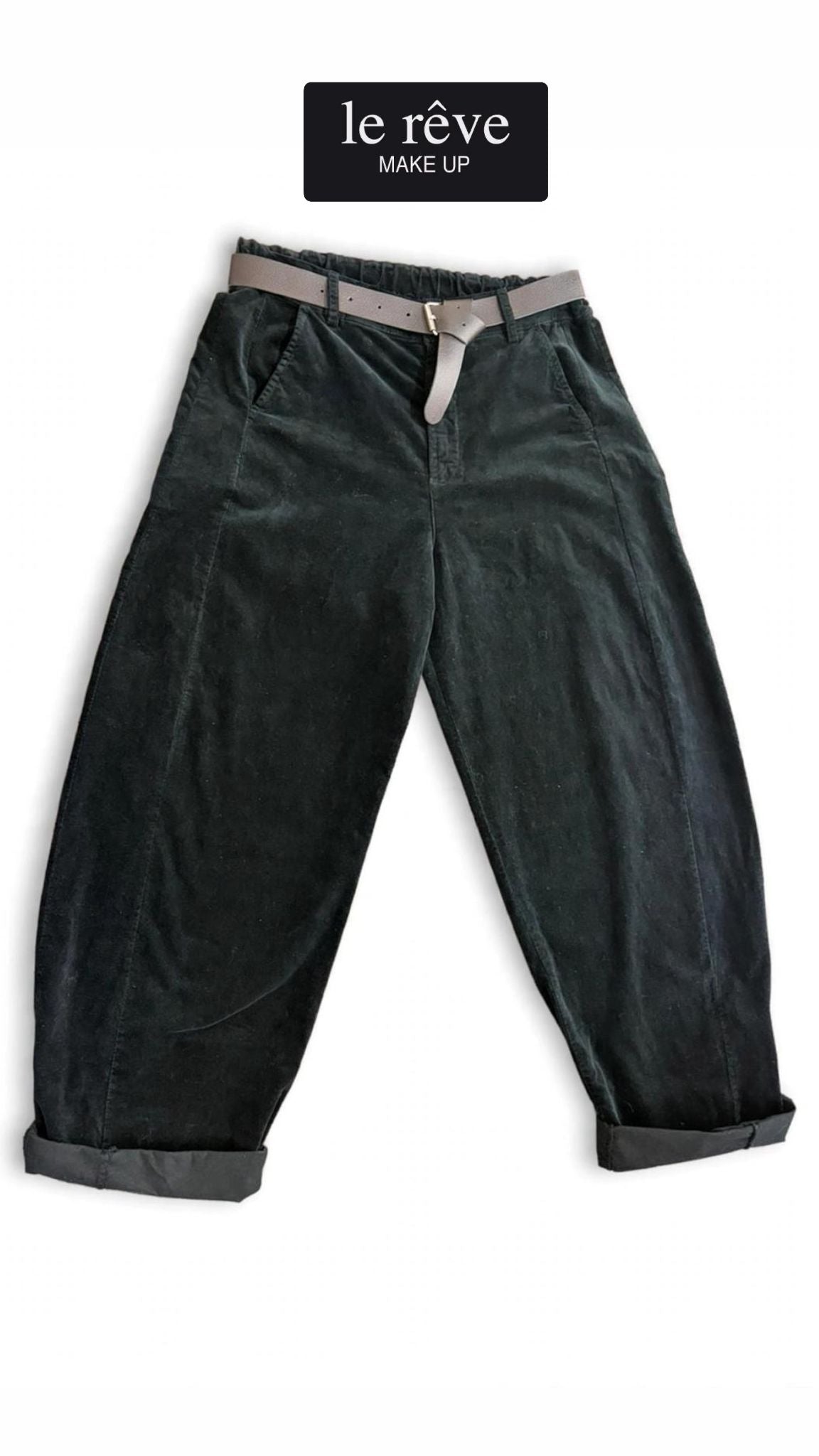 PANTA OVETTO BASIC IN VELLUTO