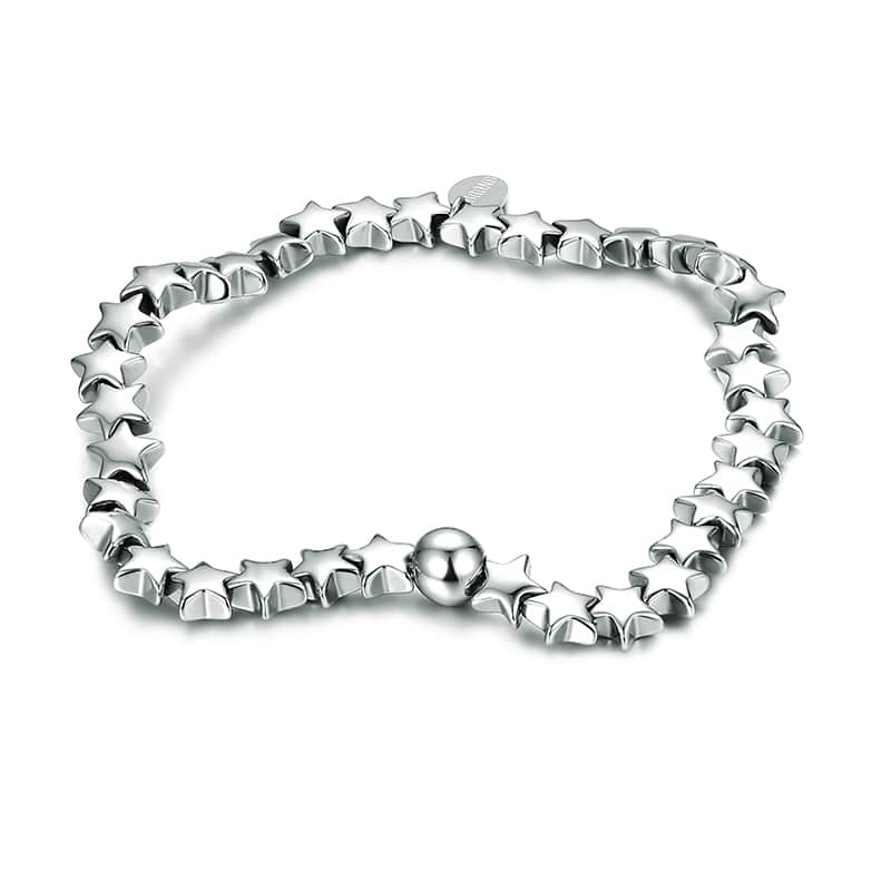 BRACCIALE STELLE EMATITE ELASTICO