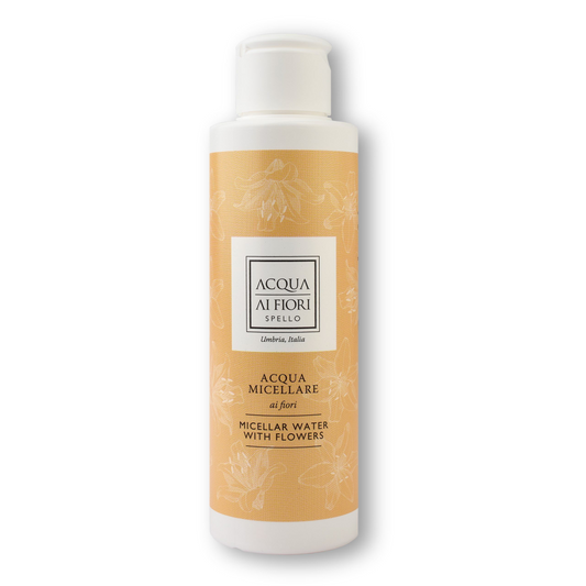 NOVITÀ
Acqua Micellare ai Fiori 150ml
Applicare su un dischetto di cotone e passare su viso e occhi. Risciacquare con acqua tiepida. Ideale per l’uso quotidiano, mattina e sera.