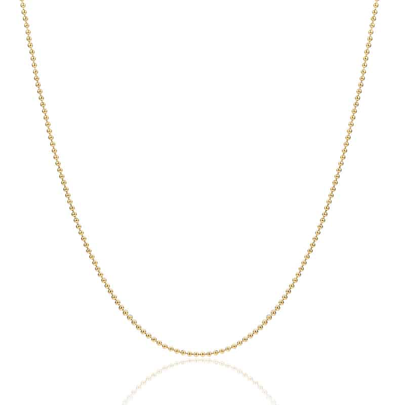 COLLANA CATENA SFERE PVD ORO