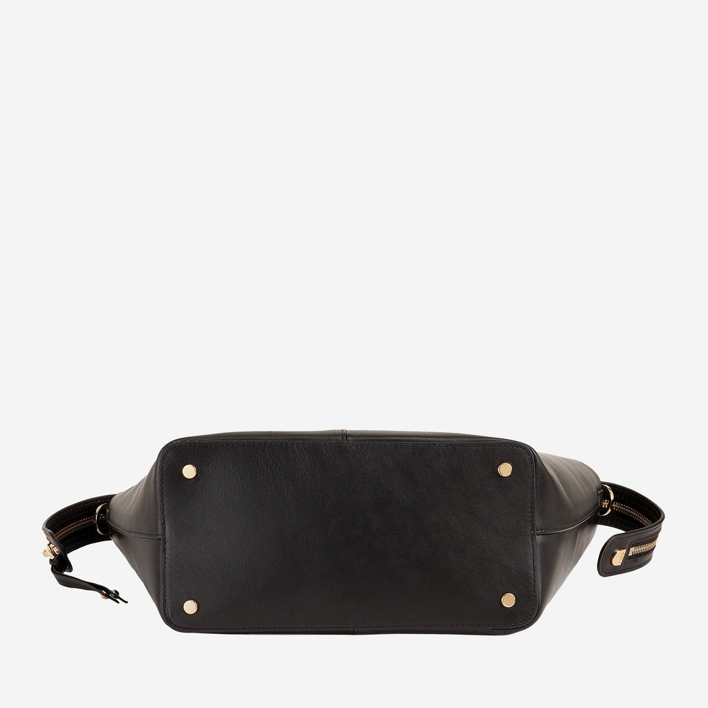 TORTONA Borsa donna a tracolla in pelle trapezio