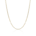 COLLANA CATENA MAGLIE OVALI PVD ORO