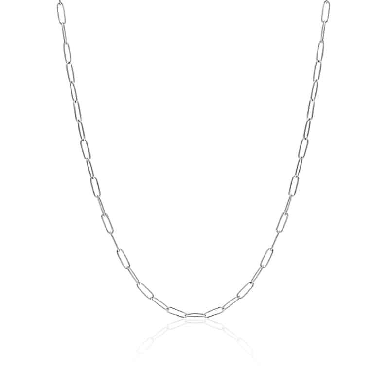 COLLANA CATENA MAGLIE OVALI