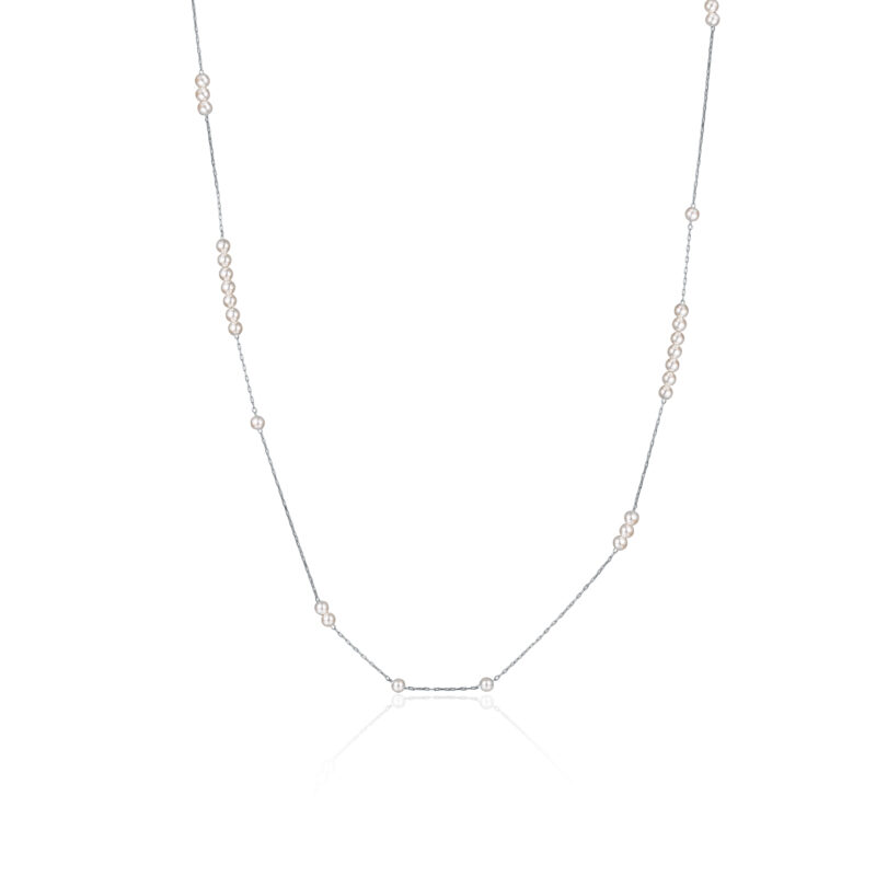COLLANA IN MADREPERLA SFERE SFALSATE